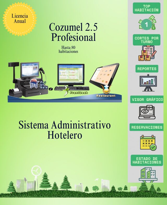 Cozumel 2.5 Profesional Hasta 80 Habitaciones