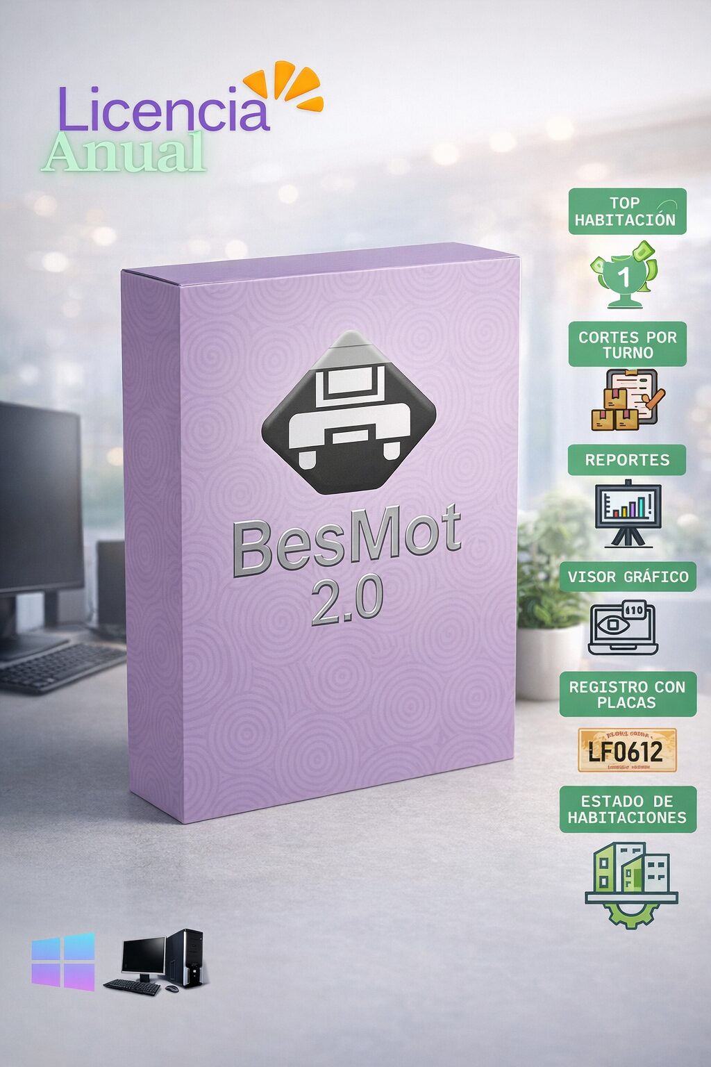 BesMot 2.0 Sistema para Moteles